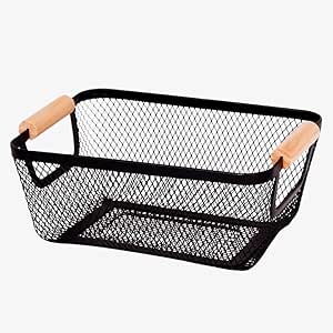 Fruteira de Mesa Multifuncional – Cesto Organizador para Cozinha, Banheiro e Escritório (Grande)