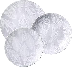 Jogo de Pratos Tramontina Arbo em Porcelana Decorada 12 Peças