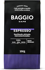 Baggio Café Café Torrado E Moído Espresso 250G
