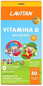 LAVITAN VIT-D SOL OR FR 30ML, Laranja, Pequeno