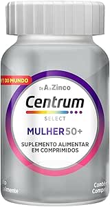 Centrum Select Mulher 50 mais Multivitamínico De A a Zinco, Suplemento Alimentar, 60 comprimidos
