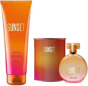 Kit Perfume Sunset 100ml e Hidratante 240ml Ciclo
