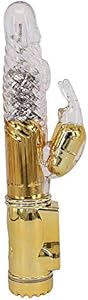 VIBRADOR ROTATIVO 36 VIBRAÇÕES USB (DOURADO)