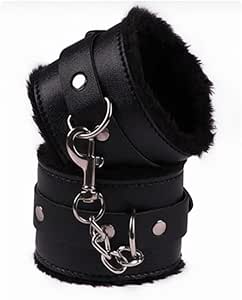 Kit Sexual com Algema de Couro, Alça de Algemas, Brinquedos Sexuais para Casais, Flerte Penas, Acessórios Sexy Eróticos Adultos
