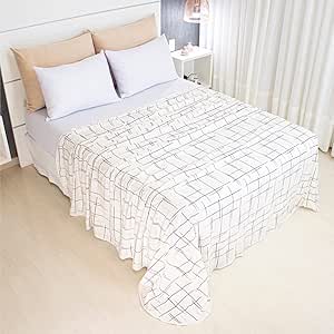 Jogo De Lençol Cama Queen 4 Peças Estampado 100% Algodão Com Elástico e Toque Macio Cozzilar (Modelo: 4)