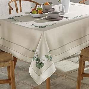 Toalha de Mesa Retangular 8 Lugares Dohler Limpa Fácil Botânica (retangular 8 Lugares)