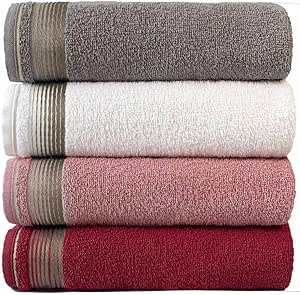 Kit Com 4 Toalhas Banhão Gigante Alta Absorção Sublime 70x150cm - Central Toalhas (KIT 4)