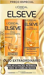 Kit Shampoo + Condicionador Óleo Extraordinário, 545 ml, 2 Unidades, Elséve