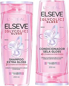 Kit Glycolic Gloss Shampoo + Condicionador L' Oréal Paris Elseve 200ml