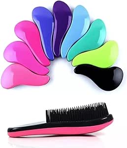 Escova Desembaraçadora Profissional com Cerdas Flexíveis, Ergonômica, para Cabelos Molhados ou Secos, Ideal para Adultos e Crianças Antifrizz