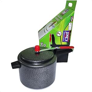 Panela de Pressão Craquelada Aluminio com Válvula de Segurança de Silicone Bon Chef 7 litros