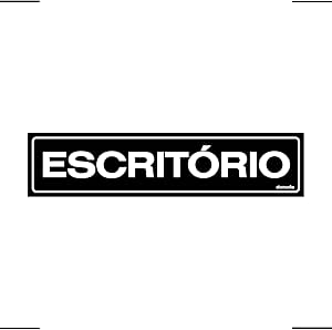 Placa De Sinalização Escritório 30x7 Ekomunike - A-404 F9e