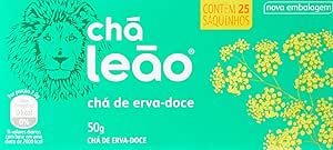 Leão Chá De Erva Doce Fuze Com 25 Saquinhos