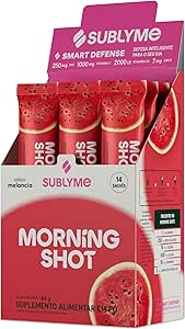 Sublyme Morning Shot, Bebida Energética em Sachês, 14 Unidades, 84g