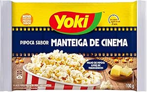 Pipoca para Micro-Ondas Manteiga de Cinema Yoki Pacote 100g