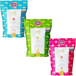Kit com 3 Pacotes de Pipoca Doce Fini Sabores Sortidos de 80g cada - Pipó