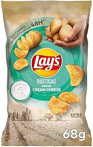 Batata Frita Lays Rústica Cream Cheese 68G